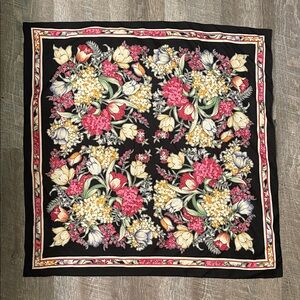 Floral Silk Scarf
